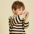thumbnail image 5 of Huowey Kids Baby Boy'turtleneck Sweater Toddler Crew Neck Knitted Sweatshirt Fall Winter Pullover Tops Relaxed Fit Dailywear, 12-24 Months, 5 of 9