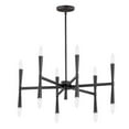 thumbnail image 1 of Maxim 24626BK Rome 12 Light Chandelier, Black, 1 of 1