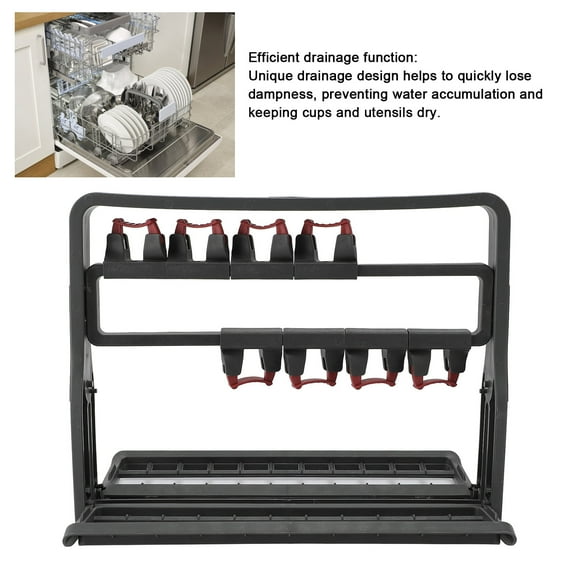 Multifunctional Dishwasher Basket For Safe, Efficient Cleaning, Wine Glass  Utensil Holder