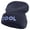 Navy, variant on Cute Cool Logo Embroidered Big Size Acrylic Long Beanies - Black XL-3XL