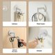 thumbnail image 2 of 4pcs Rotating Wall-Mounted Storage Rack for Bathtub,Transparent-Black, 2 of 5