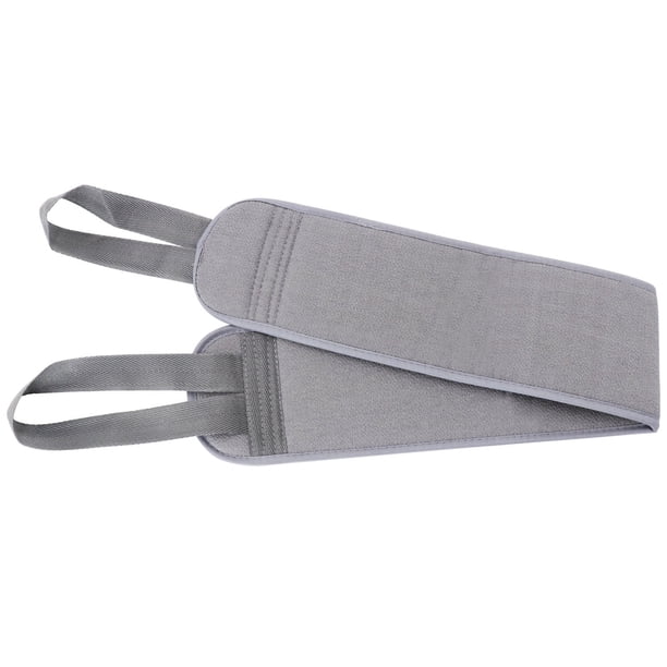 Fiudx Esponja de Baño 2 En 1, Diseño de Doble Cara, Material Agradable para La Piel, Espuma Abundante, Exfoliación Suave, Exfoliante para La Ducha, Práctico Cordón, Uso Doméstico, Tamaño 20 X 20 Cm