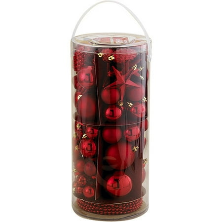 Shatterproof Red Ornaments