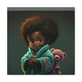 thumbnail image 1 of Cute Afro Girls Canvas, Canvas for Home Decor, Wall Decoration, Girl Canvas, 1 of 7