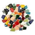 thumbnail image 6 of 100g 50 Mixed Color DIY Ceramic Mosaic Tiles Ceramic Irregular Mosaic Making Tiles DIY Wall Crafts Handmade Decorative Materials, 6 of 7