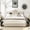 Beige, variant on VECELO Full Size Bed Frame with 4 Storage Drawers, Upholstered Platform Bed with Adjustable Headboard, Storage Bed with Type-C & USB Charging Stations, No Box Spring Needed, White