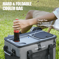 thumbnail image 5 of INSMEER Soft Cooler Bag with Hard Shell 42.3 Qt, Collapsible and Leakproof Ice Chest 70 Cans, 5 of 9