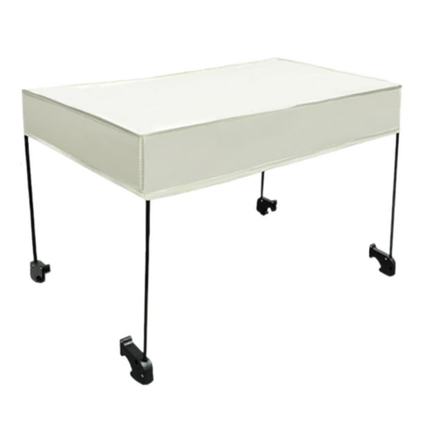 Toldo desmontable para tubos cuadrados de 1,5 cm, carritos, vagones, cubierta parasol para M y Beige
