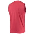 thumbnail image 3 of Men's New Era Heathered Red Boston Red Sox Muscle Tank Top, 3 of 3