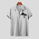 thumbnail image 2 of Camisas de Manga Larga para Hombres Blusa Cómoda de Cuello de Impresión, Camisa Casual de Poliéster para Uso Diario, de Fiesta Y de Primavera de Verano, 2 of 4