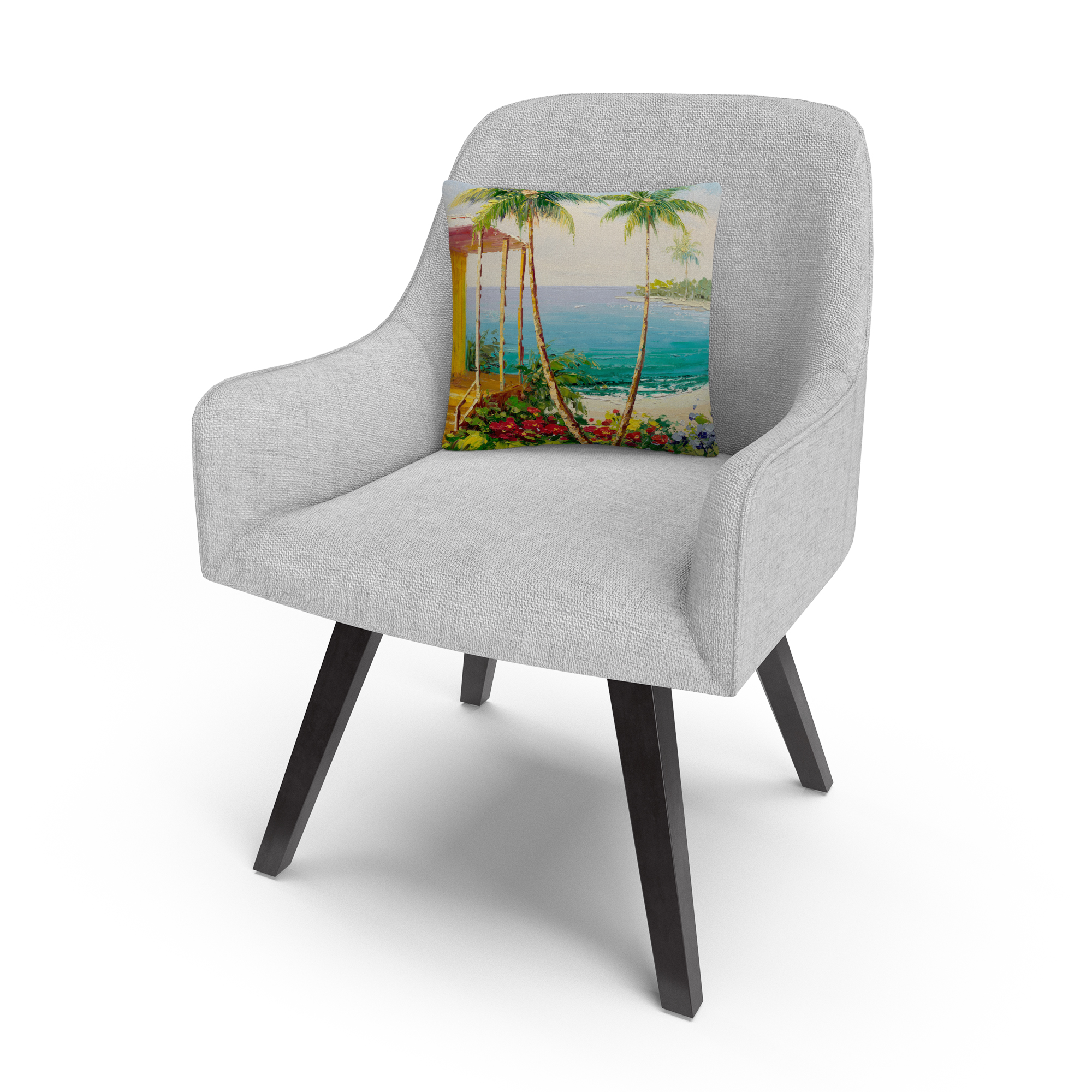 Rio 'Key West Villa' 16 X 16 Decorative Throw Pillow