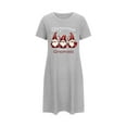 thumbnail image 2 of WJHWSX Womens Nightgown,Nightgowns for Women,Breathable,Slip-On,Printed,Gray,S(US:4), 2 of 5