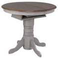 thumbnail image 3 of Sunset Trading Country Grove 42" Round to 60" Oval Wood Pub Table in Gray, 3 of 6