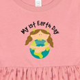 thumbnail image 4 of Inktastic My First Earth Day Baby Girl Girls Baby Dress, 4 of 5