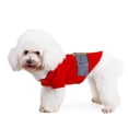 thumbnail image 4 of Santa Claus Christmas Dog Hooded Coat, Warm Thick Fleece Pet Sweater, Funny Holiday Cosplay Outfit for Small Puppies & Cats, 4 of 9