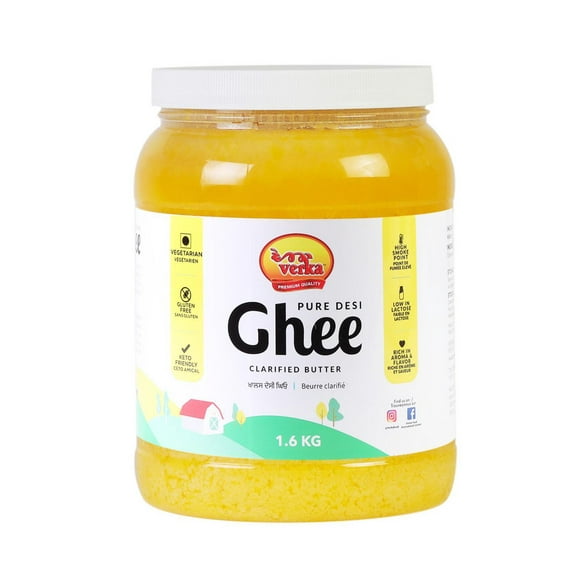 Beurre clarifié Desi Ghee de Verka 1,6 kg