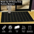 thumbnail image 2 of A1HC Natural Rubber Wavy Scraper Door Mat, 36"x60", Premium Non-Slip Entrance Mat for Home, Office, Retail & High-Traffic Areas, 2 of 7