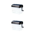 thumbnail image 2 of Transemion Time-saving Manual Paper Shredder For Large Capacity Easy To Hand Paper Shredder Portable Shredder black 2Set, 2 of 6