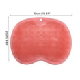 thumbnail image 2 of Unique Bargains Foot Massager Scrubber Shower Foot Clean Massager Scrubber with Suction Cups 11.81"x8.85" Pink, 2 of 6