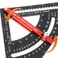 thumbnail image 2 of Shisuyan Adjustable Aluminum Alloy Triangle Ruler for Carpentry Precision Right Angle Ruler Tool for Woodworking Framing Measuring, 2 of 8