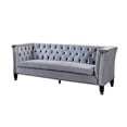 thumbnail image 2 of ACME Honor Velvet Tufted Upholstered Sofa in Blue Gray, 2 of 3