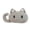 Gray, variant on Cuddle Crew Cat Pillow – Soft Sherpa Texture Square Feline Stuffed Animal Cushion for Living Room Comfort & Cat Lovers Gray
