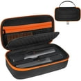 thumbnail image 1 of Wireless Microphone Case Compatible with JBL PartyBox Wireless Mic - 2X Digital Wireless Microphones,Protable Mic Travel Bag Storage Box for Receivers, Adapters, AA Batteries,Charger,Black(Box Only), 1 of 8
