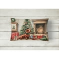 thumbnail image 2 of Carolines Treasures DAC1349PW1216 16 x 12 in. Unisex Dachshund Christmas Fabric Decorative Pillow, 2 of 4