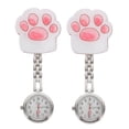 thumbnail image 1 of 2Pcs Cat Paw Hanging Watch Alloy Time Viewing Doctors School Exams, 1 of 1