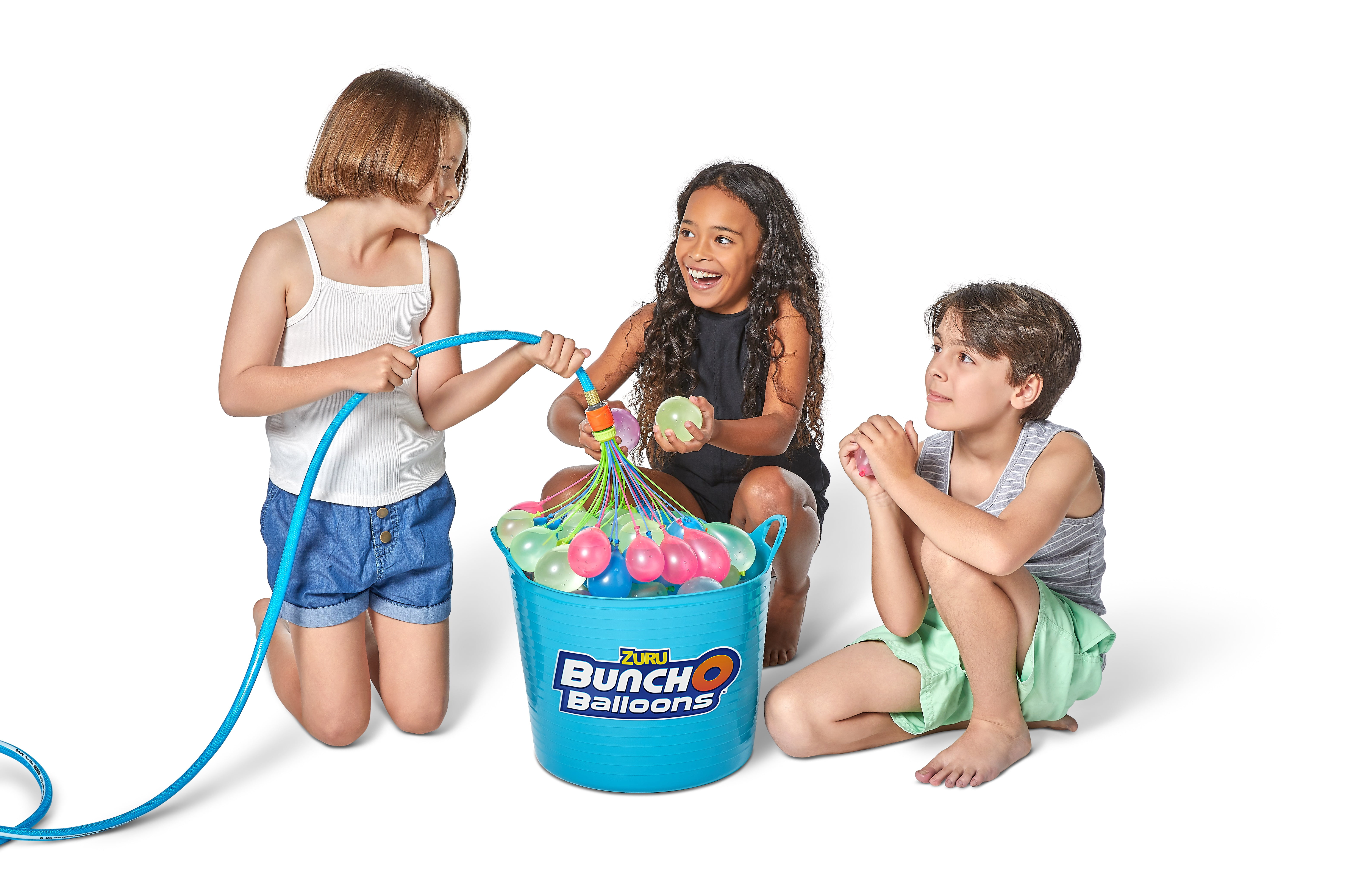  Bunch O Balloons Multi-Colored (10 Bunches) by ZURU, 350+  Rapid-Filling Self-Sealing Instant Water Balloons for Outdoor Family,  Children Summer Fun - Total (100 Balloons) Colors May Vary