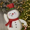 thumbnail image 5 of Set of 2 Friendly Metal Snowmen Figurines "Icy & Icesis", 5 of 7