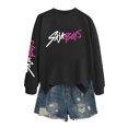 thumbnail image 3 of Pop cazadora para niña Demo-n Hunters Printed Anime Print Long-Sleeved Sweatshirt （Black）, 3 of 4