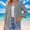 🔥 Gray, variant on Sentmoon Women Blouse Woman Clothes V-Neck Button Up Blouse Three Quarter Sleeve Solid Color Cardigan Lightweight Breathable Relaxed Fit for Office or Everyday Layering Blouses Cloth