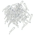 thumbnail image 3 of veasfak 200 Pieces Shirt Clip Transparent Alligator Clips, Reusable Clothes Pegs Clothes Flat Toothless 38mm, 3 of 9