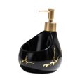 thumbnail image 2 of Dispensador de jabón a mano Bottación líquida Botella Fashion Container Dispensador de loción con cerámica de bomba para decoración de la cocina al negro, 2 of 8
