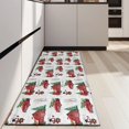 thumbnail image 4 of Red Christmas Farm and Truck Pattern Kitchen Rug Mat,Kitchen Runner Rugs Non Skid Washable,Decorative Kitchen Floor Mats for Kitchen,Sink,Laundry,17"X47", 4 of 5