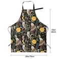 thumbnail image 5 of Picia Owls And Plants Waterproof Apron for Unisex Adult - Adjustable Bib Apron with Pockets, Ideal for Cooking, Gardening, Painting, and Household Chores, 5 of 9