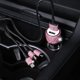thumbnail image 2 of Bling-cargador USB para coche, adaptador rápido de doble puerto, 5V, 2.1A, rosa, decoración de coche, estilo de coche, accesorios de coche, Interior para mujer, nuevo, 2 of 4
