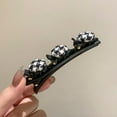 thumbnail image 1 of Fiudx Horquilla, Elegante Accesorio para Coleta, Elegante Diadema de Satén para El Pelodesordenado, Estilo Invernal, para Uso Escolar Femenino, Cambio de Peinado Rápido, Diseño de Material Cálido., 1 of 3