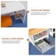 thumbnail image 3 of VERDANVERSE Cajón Organizador De Escritorio Plástico Resistente Para Almacenar Accesorios, 3 of 8