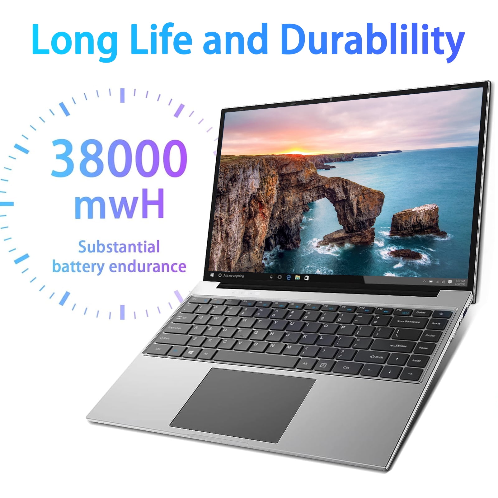 6世代 Core i3 8GB 256GB Windows 11 Office Temlicolo 14.1in Laptop, Windows 11 Pro, 8GB DDR4, 256GB SSD