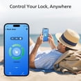 thumbnail image 2 of Cerradura inteligente WiFi con asa Philips, entrada sin llave con huella digital, 2 of 9