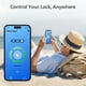 thumbnail image 2 of Cerradura inteligente WiFi con asa Philips, entrada sin llave con huella digital, 2 of 9