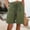Army Green womens pants, variant on Gifts Usmixi Womens Cotton Linen Shorts Casual Solid Drawstring Elastic Waist Short Pants Summer Ladies Loose Straight Leg Shorts with Pocket Khaki s