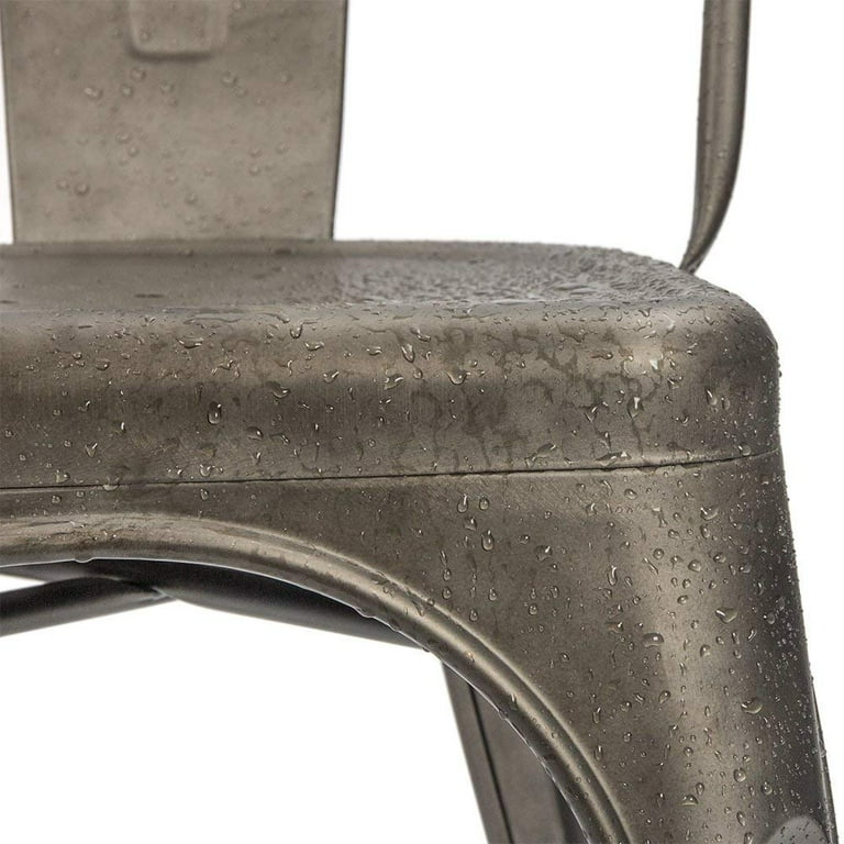 Gunmetal best sale tolix chair