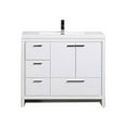 thumbnail image 6 of Alma Allier 42" Dark Gray Oak Vanity With A Integrated Sink / Left Side Drawers, 6 of 10
