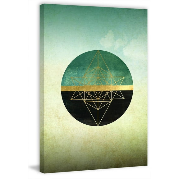 The Points Painting Print on Wrapped Canvas