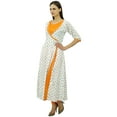 thumbnail image 4 of Bimba Angrakha Style Kurta Designer Kurti Block Print Tunic Summer Clothing, 4 of 7