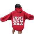 thumbnail image 1 of WEAIXIMIUNG Sweat à Capuche pour Enseignant 3X, Imprimé Lettre de Football pour Femmes (Style 3), 1 of 4