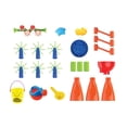 thumbnail image 1 of Mesa de juego sensorial de 32 piezas, juguetes de playa de verano para , mesa de arena, mesa de juego de agua de arena al aire libre, juguetes de, 1 of 9